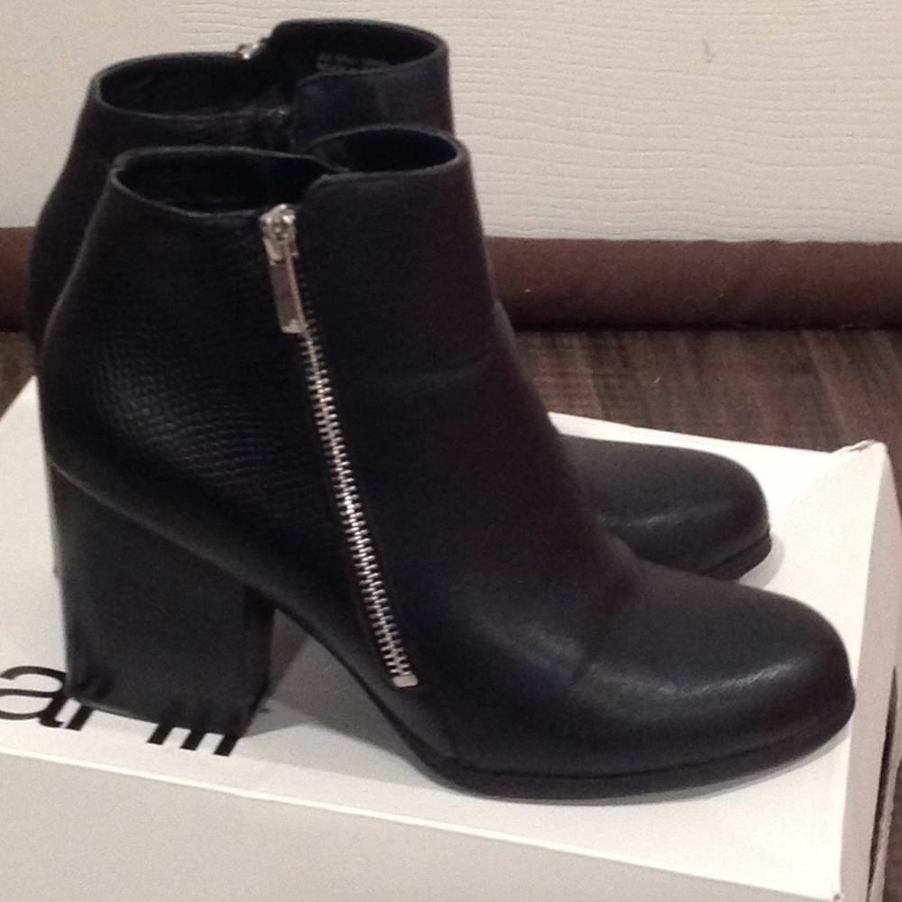 Black ankle boots
